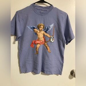 Obey women’s Cupid bow arrow watch out T-shirt size XS